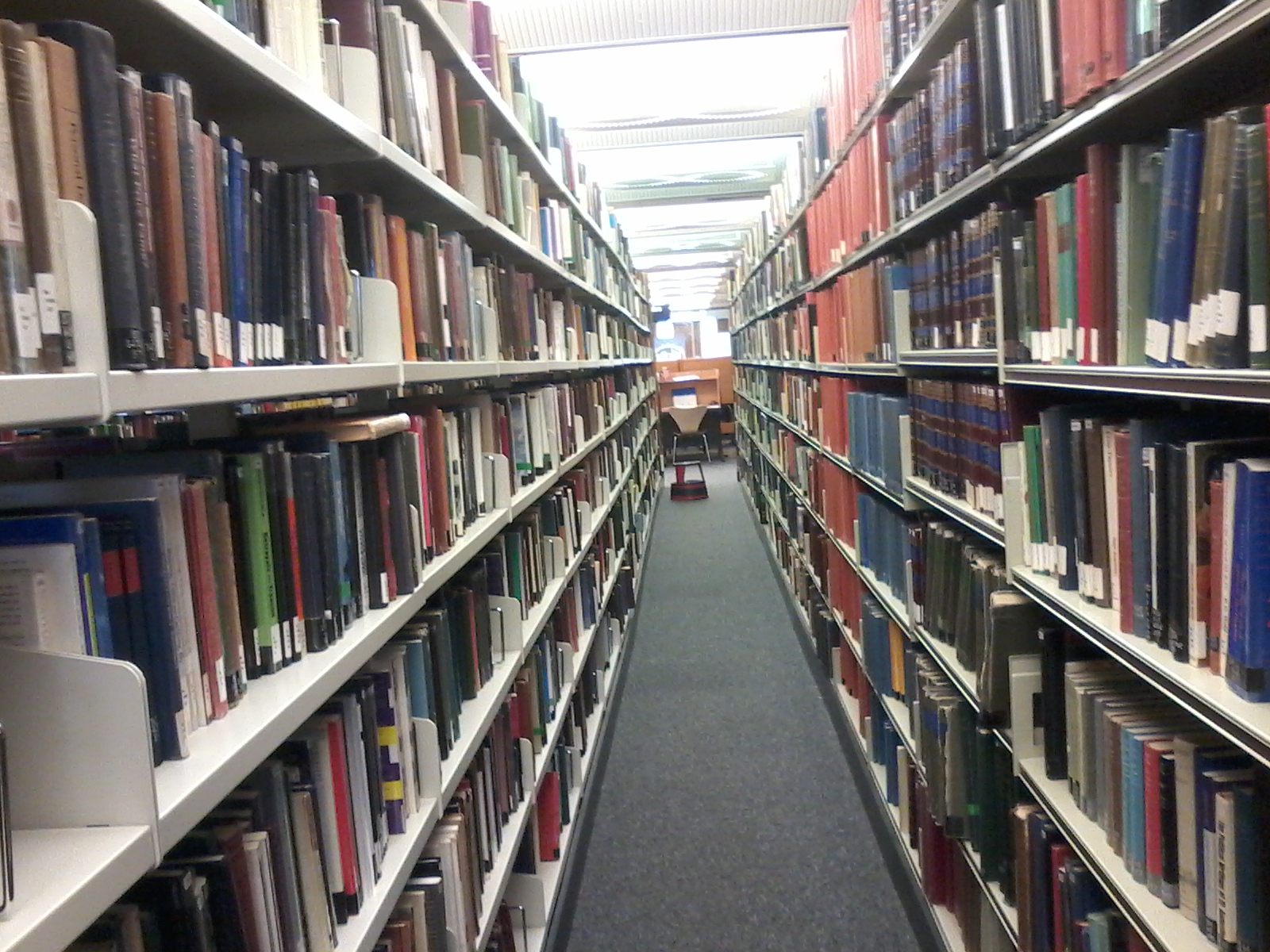 suasana perpustakaan  kampus inggris akar rumput